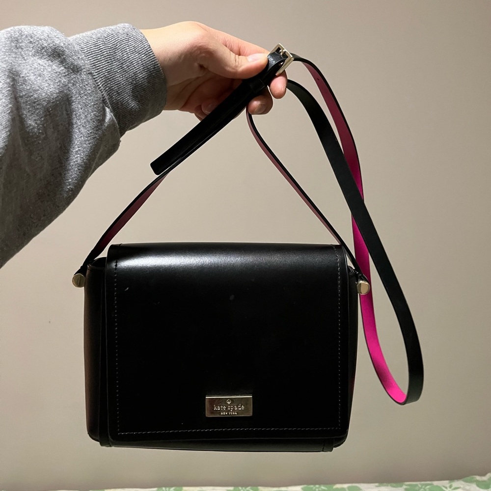 Kate Spade Avva Arbour Hill Smooth Leather Crossbody Purse